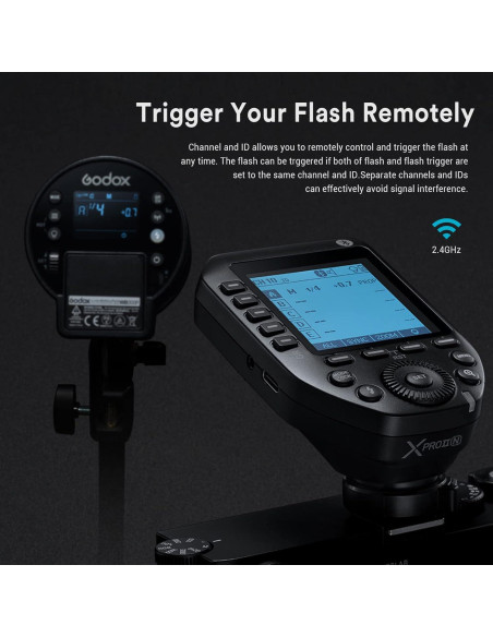 Flash Estroboscópico Godox MS200-V 200W Compacto TTL 2.4G