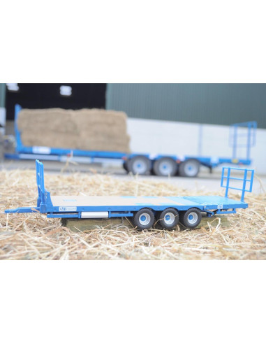 Remolque Kane Britains 1:32 con Pacas de Paja