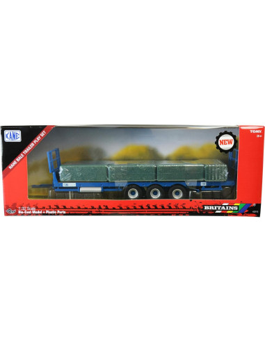 Remolque Kane Britains 1:32 con Pacas de Paja