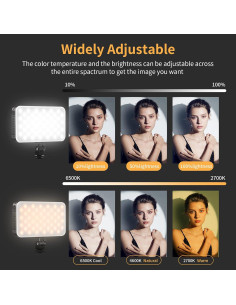 Panel de Luz LED Ordro 2700K-6500K CRI 95+ para Fotografía 2