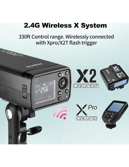 Flash Godox AD200Pro 200Ws Estudio Inalámbrico TTL 2.4G