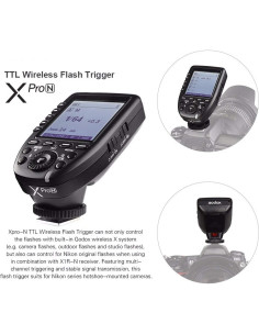 Disparador Inalámbrico TTL Godox XPro-N para Cámaras Nikon 2
