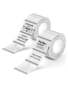 Cinta de Etiquetas NIIMBOT 2 Rollos 40x30mm Transparente