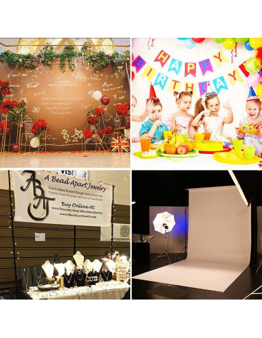 Soporte de Fondo Ajustable ShowMaven 1.95m x 3.05m con Bolsa