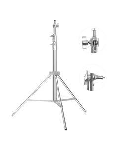 Soporte de Luz Takerers 2.44kg Ajustable 3.28-9.2m Acero Inoxidable