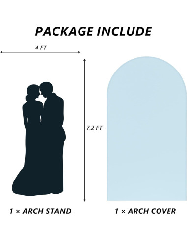 Soporte de Arco de Metal Neatsure 2.2m con Cubierta Azul