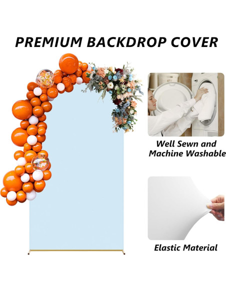 Soporte de Arco de Metal Neatsure 2.2m con Cubierta Azul