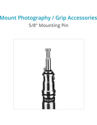 Soporte Doble Elevador Proaim TP-LNJB-01 para Luces 15kg