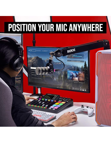 Brazo de Estudio Profesional RDE PSA1+ con Amortiguación y Gestión de Cables