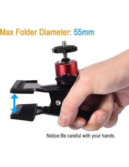 Abrazadera de Clip UTEBIT para Cámara con Trípode 360 - 2 Paquete