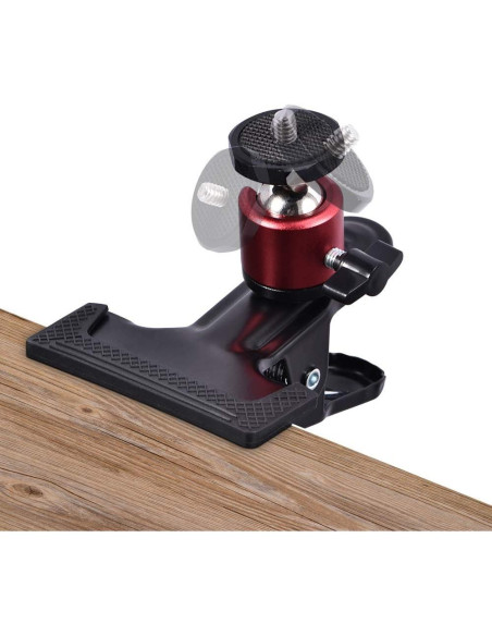 Abrazadera de Clip UTEBIT para Cámara con Trípode 360 - 2 Paquete