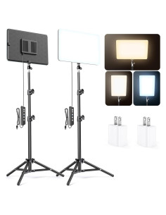 Kit de Luz LED para Video Scrhot con Trípode 132cm USB