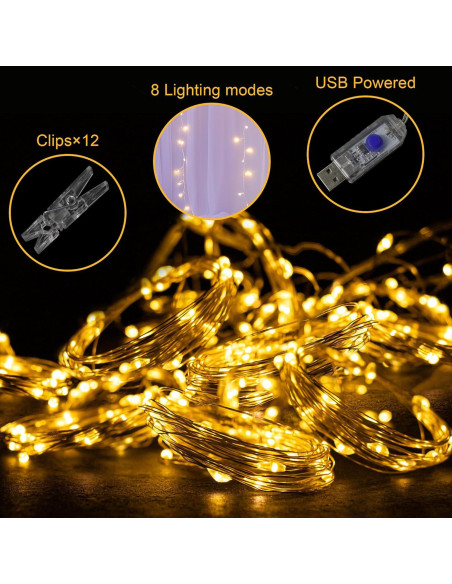 Cortinas de Tul Lavanda Fomcet con Luces 3x3m - 2 Paneles