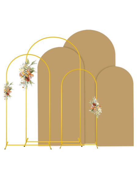 Soporte de Arco de Metal MODFUNS con Cubierta Caqui 4-6ft