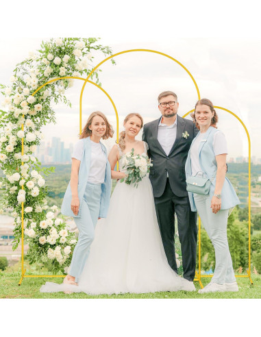 Soporte de Arco de Metal MODFUNS con Cubierta Caqui 4-6ft