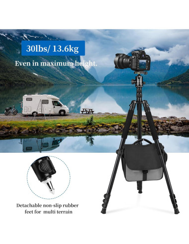 Trípode Profesional Victiv AT26 para Cámara 198 cm Aluminio