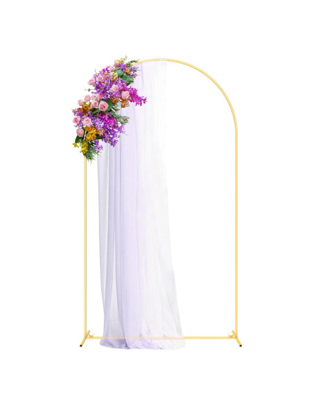 Soporte de fondo de arco dorado ITEFDTUTNE 2.58kg 7.2x1.2m