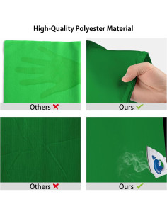 Fondo Verde UTEBIT 1.83 x 2.74 m Tela para Fotografía y Video 2