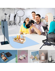 Fondos de Fotografía WEIZGO 6Pcs 12 Colores 86x58cm 2