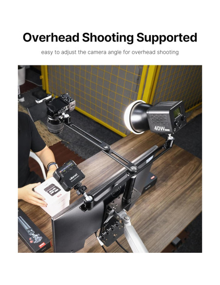 Soporte de cámara overhead ULANZI VS01 ajustable 360
