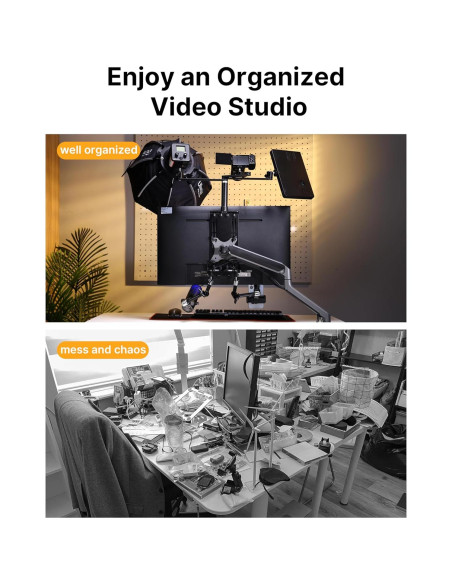 Soporte de cámara overhead ULANZI VS01 ajustable 360