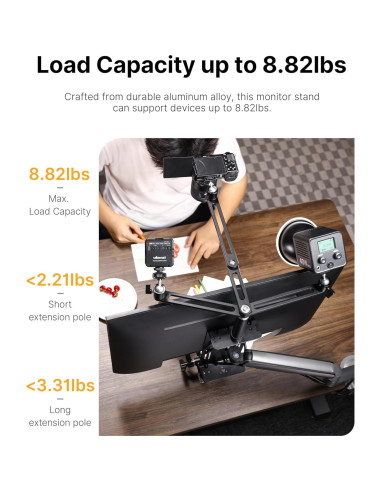 Soporte de cámara overhead ULANZI VS01 ajustable 360