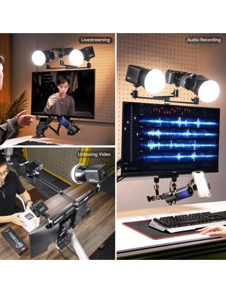 Soporte de cámara overhead ULANZI VS01 ajustable 360