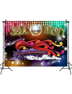 Fondo Fotográfico Neon 70s 80s Qian 150x100 cm Decoración 2