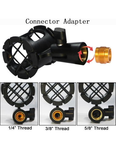 Soporte de micrófono Antivibración Eggsnow Universal 58g