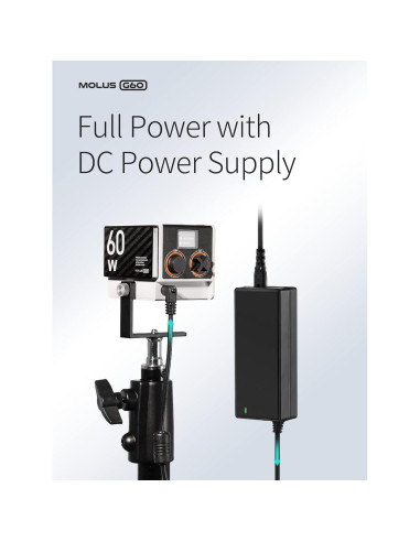 Luz de Video Bi-Color ZHIYUN MOLUS G60 Combo 60W 0.3kg