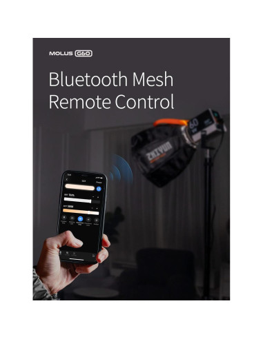 Luz de Video Bi-Color ZHIYUN MOLUS G60 Combo 60W 0.3kg