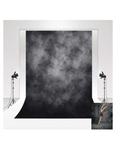 Fondo de Retrato Microfibra Kate 1.5x2.2m Gris Medio