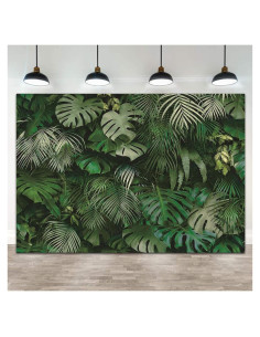 Fondo de Fotografía Verde Tropical 240x180 cm Qian