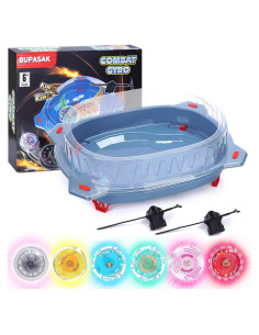 Juego de Peonzas Light Ignite BUPASAK con Estadio y Lanzadores