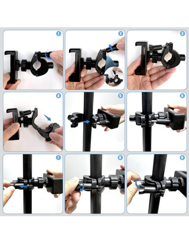 Luz de Video LED Youguang con 9 Filtros y Soporte Trípode