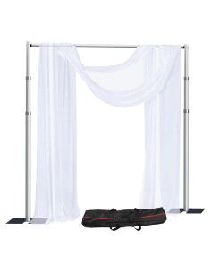 Kit de Soporte de Fondo de Tubo y Cortina SLOW DOLPHIN 3.76 cm