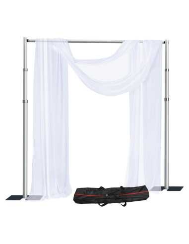 Kit de Soporte de Fondo de Tubo y Cortina SLOW DOLPHIN 3.76 cm