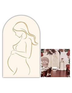 Cubierta de Tela con Arco para Baby Shower 1.0x2.0m Iydamc