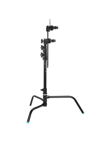 Kit C-Stand Flashpoint 1.8m con Base Tortuga y Brazo 50cm