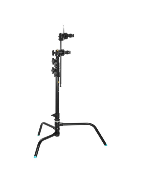 Kit C-Stand Flashpoint 1.8m con Base Tortuga y Brazo 50cm