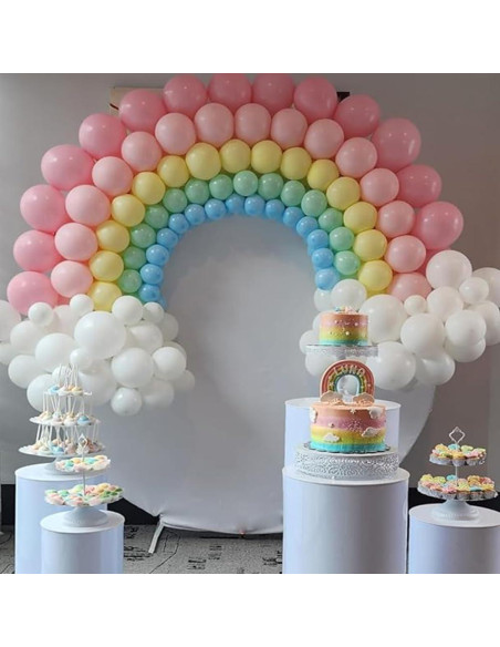 Cubierta de Fondo Redonda Blanca 2.29m MINEMYI para Bodas