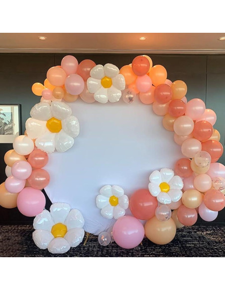 Cubierta de Fondo Redonda Blanca 2.29m MINEMYI para Bodas