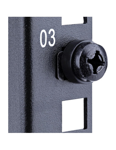 Rack de Escritorio StarTech.com 8U Marco Abierto 19" Negro