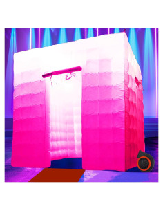 Cabina de Fotos Inflable Yuhuya 2.8m Blanca con LED y Ventilador