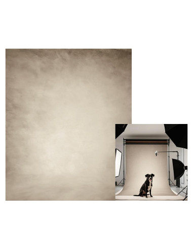 Fondo de Fotografía Abstracto HMTFOTO 2.44x3.05m Marrón Claro