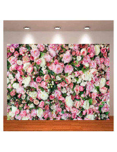 Fondo de Fotografía Floral Rosa 304.8x243.8 cm Estudio de Arte