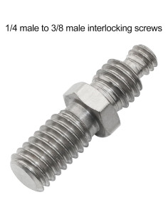 Adaptadores de tornillo de trípode LUORNG 1/4 a 3/8 - 3 Pcs 2