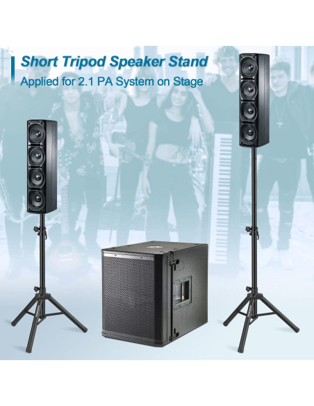 Soporte de Altavoz Tripode Vondynote Ajustable 85.1-135.9 cm