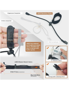 Abrazadera Ajustable LINCO 12-Pack para Fondo Fotográfico 2