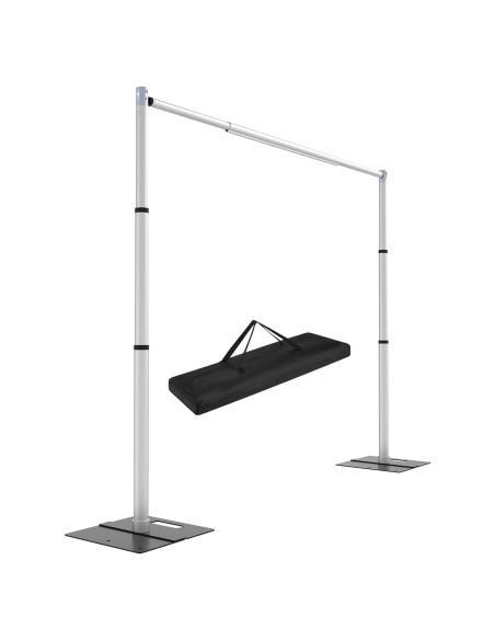 Soporte de Fondo Ajustable Hecis 8x10 pies para Fiestas Soporte de Fondo Ajustable Hecis 8x10 pies para Fiestas